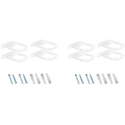 OEM Paquete De 8 Soportes De Pared Acrílicos Para Baloncesto, Soporte De Exhibición De Fútbol, Estante Transparente Para Guardar Balones. OEM Paquete De 8 Soportes De Pared Acrílicos Para Baloncesto, Soporte De Exhibición De Fútbol, Estante Transparente Para Guardar Balones.