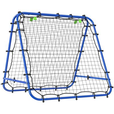 JHY DESIGN Pared De Rebote De Doble Cara, Ajustable A 5 Ángulos, Portería De 100 X 68-95 Cm, Azul. JHY DESIGN Pared De Rebote De Doble Cara, Ajustable A 5 Ángulos, Portería De 100 X 68-95 Cm, Azul.