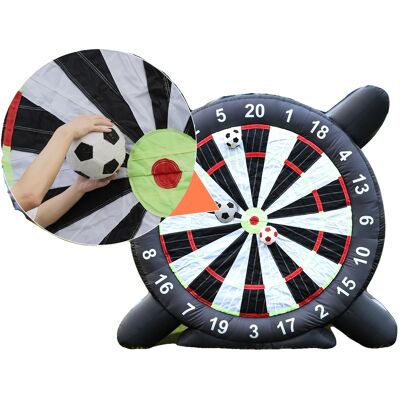 OEM Diana De Fútbol Hinchable, Incluye 8 Balones, Fácil Montaje Con Soplador, 3 M, Ue OEM Diana De Fútbol Hinchable, Incluye 8 Balones, Fácil Montaje Con Soplador, 3 M, Ue