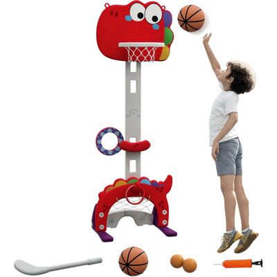 OEM Canasta De Baloncesto Para Niños Altura Ajustable Con Fútbol golf Lazo Juego De Lanzamiento De Pelota Rojo OEM Canasta De Baloncesto Para Niños Altura Ajustable Con Fútbol golf Lazo Juego De Lanzamiento De Pelota Rojo