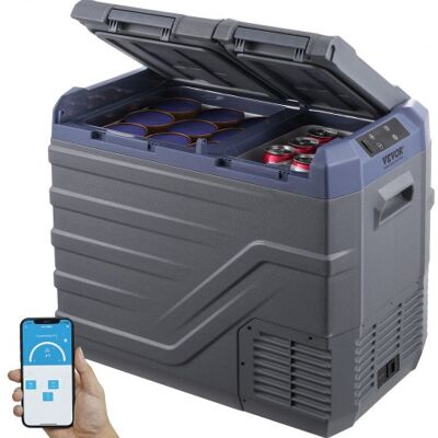 VEVOR Autokühlschrank, 39 L Dual Zone Tragbarer Gefrierschrank, 12 Volt Autokühlschrank, - 20 Bis 20 ℃ Einstellbarer Bereich, 12/24 V Dc Und 100-240 V Ac Kompressorkühler Für Camping, Wohnmobil VEVOR Autokühlschrank, 39 L Dual Zone Tragbarer Gefrierschrank, 12 Volt Autokühlschrank, - 20 Bis 20 ℃ Einstellbarer Bereich, 12/24 V Dc Und 100-240 V Ac Kompressorkühler Für Camping, Wohnmobil