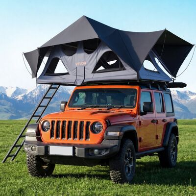 Vevor Tienda De Techo Rígida Para 2-3 Personas, Tienda De Campaña Para Techo De Coche Con Luz Led, Colchón Grueso Y 10 Ventanas, Impermeable Y Resistente Al Viento, Para Jeep, Suv, Camionetas Vevor Tienda De Techo Rígida Para 2-3 Personas, Tienda De Campaña Para Techo De Coche Con Luz Led, Colchón Grueso Y 10 Ventanas, Impermeable Y Resistente Al Viento, Para Jeep, Suv, Camionetas