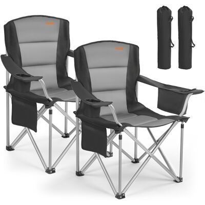 Vevor Silla De Camping Plegable Grande Capacidad Máxima De 204 Kg, Paquete De 2, Silla De Camping Portátil Con Respaldo, Reposabrazos Acolchados, Bolsa Termica, Portavasos Y Bolsillo Para Exteriores Vevor Silla De Camping Plegable Grande Capacidad Máxima De 204 Kg, Paquete De 2, Silla De Camping Portátil Con Respaldo, Reposabrazos Acolchados, Bolsa Termica, Portavasos Y Bolsillo Para Exteriores