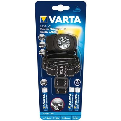 Varta Luz Frontal Indestructible H10 - 55 Lúmenes Varta Luz Frontal Indestructible H10 - 55 Lúmenes