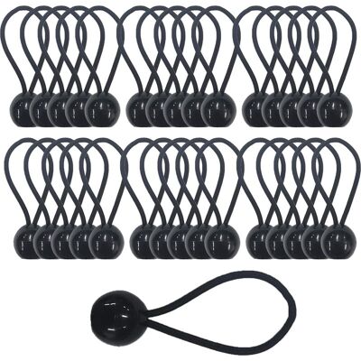 OEM 30 Unidades De Cuerda Elástica Con Bola, Cuerda Elástica, Tensor De Lona Para Pancartas, Pabellones, Lonas, Camping, Tiendas De Campaña, Arnés De Extensión De Cortinas, 4 Mm De Grosor, Extra Resistent OEM 30 Unidades De Cuerda Elástica Con Bola, Cuerda Elástica, Tensor De Lona Para Pancartas, Pabellones, Lonas, Camping, Tiendas De Campaña, Arnés De Extensión De Cortinas, 4 Mm De Grosor, Extra Resistent