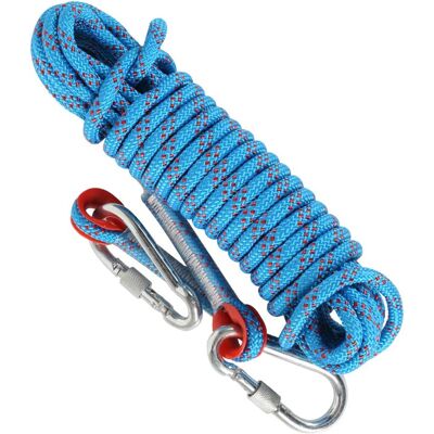 OEM Cuerda De Escalada De 10 M Con 2 Mosquetones De 8 Mm, Cuerda De Alpinismo, Cuerda De Rescate, Cuerda Contra Incendios, Cuerda De Evacuación, Cuerda De Escalada, Cuerda De Camping, Cuerda De Pesca, Cue OEM Cuerda De Escalada De 10 M Con 2 Mosquetones De 8 Mm, Cuerda De Alpinismo, Cuerda De Rescate, Cuerda Contra Incendios, Cuerda De Evacuación, Cuerda De Escalada, Cuerda De Camping, Cuerda De Pesca, Cue