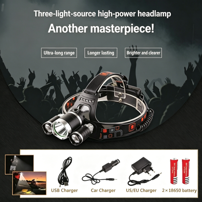 OEM Sy006 Linterna Frontal Led Recargable, 200m Alcance, 4 Modos, Aluminio Ligero – Ideal Para Camping Y Senderismo OEM Sy006 Linterna Frontal Led Recargable, 200m Alcance, 4 Modos, Aluminio Ligero – Ideal Para Camping Y Senderismo