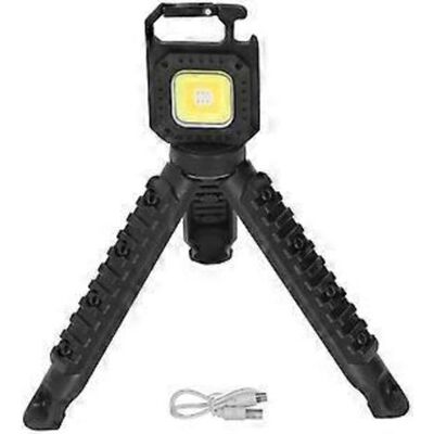 OEM Linterna Cob Recargable, Portátil, Mini Linterna Con Soporte Triangular Plegable, Ideal Para Pesca Y Acampada. OEM Linterna Cob Recargable, Portátil, Mini Linterna Con Soporte Triangular Plegable, Ideal Para Pesca Y Acampada.