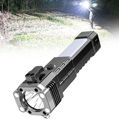 OEM Linterna Portátil Multifuncional 8 En 1 Ultrabrillante, Nueva Linterna Táctica Led Recargable Multifuncional 2024, Linterna Recargable Impermeable, Para Aventuras Al Aire Libre Y Camping (plateada). OEM Linterna Portátil Multifuncional 8 En 1 Ultrabrillante, Nueva Linterna Táctica Led Recargable Multifuncional 2024, Linterna Recargable Impermeable, Para Aventuras Al Aire Libre Y Camping (plateada).