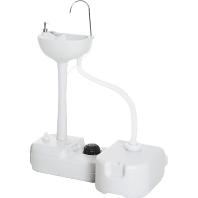 JHY DESIGN Fregadero Portátil Para Exteriores Con Depósito De 17 Litros Y Bomba De Pie. JHY DESIGN Fregadero Portátil Para Exteriores Con Depósito De 17 Litros Y Bomba De Pie.