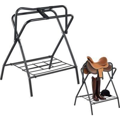 Mophorn Soporte Plegable Para Monturas, 71 X 48 X 95 Cm, Soporte Portátil Resistente Para Monturas Inglesas Y Occidentales, Hasta 60 Kg, Almacenamiento De Aparejos, Color Negro Mophorn Soporte Plegable Para Monturas, 71 X 48 X 95 Cm, Soporte Portátil Resistente Para Monturas Inglesas Y Occidentales, Hasta 60 Kg, Almacenamiento De Aparejos, Color Negro