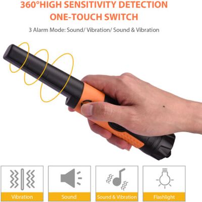 SANS MARQUE Detector De Metales Yuclam Pinpointer Ip68 Totalmente Impermeable, Puntero Portátil, Sonda, Detectores De Tesoros, Detectores De Caza Con Zumbador Conmutable, Vibración, Batería SANS MARQUE Detector De Metales Yuclam Pinpointer Ip68 Totalmente Impermeable, Puntero Portátil, Sonda, Detectores De Tesoros, Detectores De Caza Con Zumbador Conmutable, Vibración, Batería