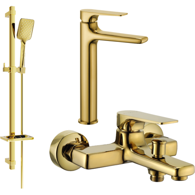 Mexen Lynx Dq62 Conjunto De Ba帽o, Dorado - 745913dq62-50 Mexen Lynx Dq62 Conjunto De Ba帽o, Dorado - 745913dq62-50