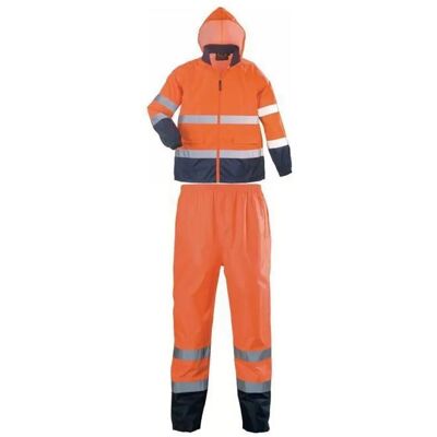 Coverguard Hi-way Conjunto De Lluvia Naranja Fluorescente De Alta Visibilidad Coverguard Hi-way Conjunto De Lluvia Naranja Fluorescente De Alta Visibilidad