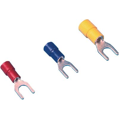 OEM Terminal De Cable De Horquilla Q.0.5-1.5 Mm² Orificio De Brida M5 Rojo 100pcs / Bolsa. OEM Terminal De Cable De Horquilla Q.0.5-1.5 Mm² Orificio De Brida M5 Rojo 100pcs / Bolsa.