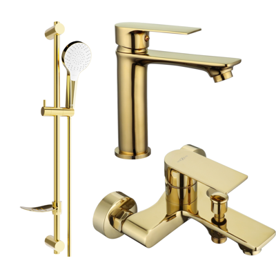 Mexen Royo Df05 Conjunto De Ba帽o, Dorado - 72203df05-50 Mexen Royo Df05 Conjunto De Ba帽o, Dorado - 72203df05-50