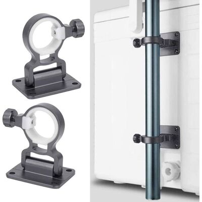 OEM Paquete De 2 Soportes De Aluminio Para Sombrilla De Pesca Para Barandilla De Balcón - Accesorios Para Cañas De Pescar OEM Paquete De 2 Soportes De Aluminio Para Sombrilla De Pesca Para Barandilla De Balcón - Accesorios Para Cañas De Pescar