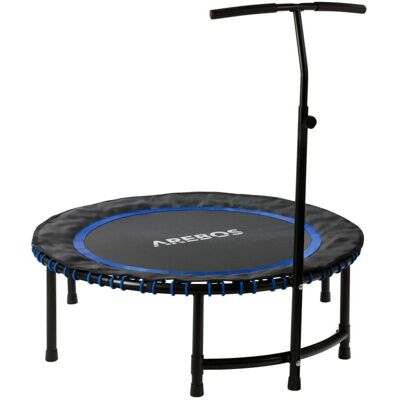 Arebos - Cama Elástica De Ejercicios Minicama Elástica Cama De Fitness Redondear Azul Arebos - Cama Elástica De Ejercicios Minicama Elástica Cama De Fitness Redondear Azul