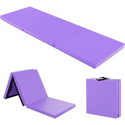 Costway Esterilla de Ejercicio Plegable - 180x60cm - Ergonómica y Resistente al Agua Costway Esterilla de Ejercicio Plegable - 180x60cm - Ergonómica y Resistente al Agua