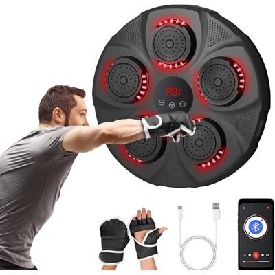 OEM Máquina De Boxeo Musical Inteligente Con Bluetooth, Máquina De Boxeo Musical Montada En La Pared, Saco De Boxeo, Equipo De Entrenamiento De Boxeo, Para Entrenamiento Amateur En Casa OEM Máquina De Boxeo Musical Inteligente Con Bluetooth, Máquina De Boxeo Musical Montada En La Pared, Saco De Boxeo, Equipo De Entrenamiento De Boxeo, Para Entrenamiento Amateur En Casa