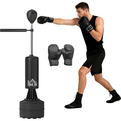 LIIYIELA Saco De Boxeo Independiente 3 En 1 Con Pelota De Velocidad, Brazo Giratorio Flexible Y Altura Ajustable. LIIYIELA Saco De Boxeo Independiente 3 En 1 Con Pelota De Velocidad, Brazo Giratorio Flexible Y Altura Ajustable.