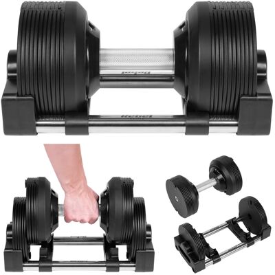 OEM Mancuerna Automática Ajustable De Hierro Fundido De 24 Kg En Incrementos De 1 Kg Rebel OEM Mancuerna Automática Ajustable De Hierro Fundido De 24 Kg En Incrementos De 1 Kg Rebel