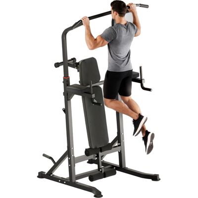 OEM Estación De Musculación Torre De Entrenamiento Altura Ajustable Con Barra De Dominadas Y Banco Plegable Para Fitness En Casa Gimnasio Carga 150 Kg 99x178x230 Cm Negro OEM Estación De Musculación Torre De Entrenamiento Altura Ajustable Con Barra De Dominadas Y Banco Plegable Para Fitness En Casa Gimnasio Carga 150 Kg 99x178x230 Cm Negro