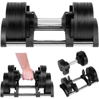 OEM Mancuerna Automática Ajustable De Hierro Fundido De 24 Kg En Incrementos De 2 Kg Rebel OEM Mancuerna Automática Ajustable De Hierro Fundido De 24 Kg En Incrementos De 2 Kg Rebel
