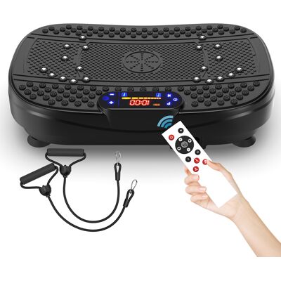 JHY DESIGN Plataforma De Entrenamiento Vibratoria, Plataforma De Fitness Para Un Entrenamiento Corporal Completo, Con Bandas De Resistencia Y Control De Velocidad, Ideal Para Entrenar En Casa. JHY DESIGN Plataforma De Entrenamiento Vibratoria, Plataforma De Fitness Para Un Entrenamiento Corporal Completo, Con Bandas De Resistencia Y Control De Velocidad, Ideal Para Entrenar En Casa.