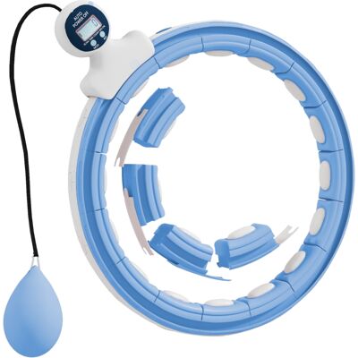 JHY DESIGN Aro De Hula Hoop Inteligente Para Adultos Con Contador De Bolas Con Peso, 16 Nudos (76-113 Cm), Ajustable, Silencioso, Dispositivo Para Hacer Ejercicio Y Adelgazar. JHY DESIGN Aro De Hula Hoop Inteligente Para Adultos Con Contador De Bolas Con Peso, 16 Nudos (76-113 Cm), Ajustable, Silencioso, Dispositivo Para Hacer Ejercicio Y Adelgazar.