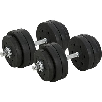 JHY DESIGN Juego De Mancuernas De 30 Kg Con Discos De Peso Para Uso Doméstico Y En Gimnasio, Fabricadas En Acero Pu Negro, Ideales Para El Entrenamiento De Fuerza. JHY DESIGN Juego De Mancuernas De 30 Kg Con Discos De Peso Para Uso Doméstico Y En Gimnasio, Fabricadas En Acero Pu Negro, Ideales Para El Entrenamiento De Fuerza.