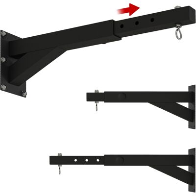 KELLANY Soporte De Pared Para Saco De Boxeo, Soporte Ajustable Para Saco De Boxeo, Saco De Arena De Acero, Negro, Para Fitness Y Entrenamiento. KELLANY Soporte De Pared Para Saco De Boxeo, Soporte Ajustable Para Saco De Boxeo, Saco De Arena De Acero, Negro, Para Fitness Y Entrenamiento.