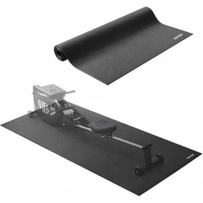 Vevor Alfombrilla Para Cinta De Correr, Pvc De Alta Densidad, Impermeable Y Antideslizante, Ideal Para Gimnasios En Casa, Protección Eficaz Del Suelo, Fácil De Limpiar, 915 X 1980 X 6 Mm, Negro Vevor Alfombrilla Para Cinta De Correr, Pvc De Alta Densidad, Impermeable Y Antideslizante, Ideal Para Gimnasios En Casa, Protección Eficaz Del Suelo, Fácil De Limpiar, 915 X 1980 X 6 Mm, Negro