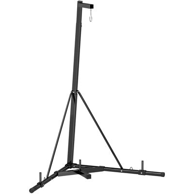 LIIYIELA Soporte Para Saco De Boxeo Plegable, Autoportante Y Regulable En Altura, Con Base Lastrada, Carga Máxima De 60 Kg, Acero Negro. LIIYIELA Soporte Para Saco De Boxeo Plegable, Autoportante Y Regulable En Altura, Con Base Lastrada, Carga Máxima De 60 Kg, Acero Negro.