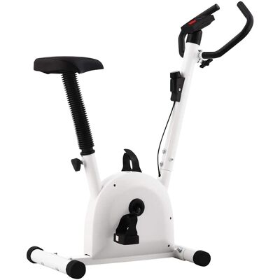 Bicicleta Estática Con Resistencia De Cinta Blanco Vidaxl Bicicleta Estática Con Resistencia De Cinta Blanco Vidaxl