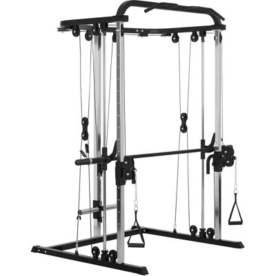 OEM Máquina Multifunción De Musculación Con Soporte Para Sentadillas Y Barra Para Pesas Para Entrenamiento Fitness Negro OEM Máquina Multifunción De Musculación Con Soporte Para Sentadillas Y Barra Para Pesas Para Entrenamiento Fitness Negro