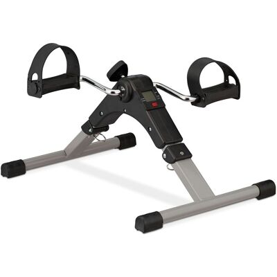 Entrenador De Brazos Y Piernas, Plegable, Para Oficina, En Casa, Mini Bicicleta Estática, 39x36x49,5 Cm, Negro - Relaxdays Entrenador De Brazos Y Piernas, Plegable, Para Oficina, En Casa, Mini Bicicleta Estática, 39x36x49,5 Cm, Negro - Relaxdays