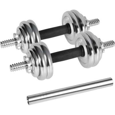 OEM Mancuernas Ajustables De Hierro Fundido Cromado Rebel Active Rba-2326-15 En Estuche De Transporte Con Barra De 15 Kg (5901890122115) OEM Mancuernas Ajustables De Hierro Fundido Cromado Rebel Active Rba-2326-15 En Estuche De Transporte Con Barra De 15 Kg (5901890122115)