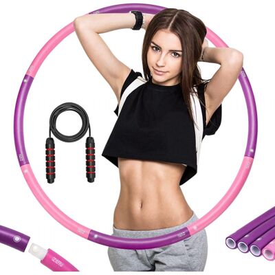OEM Hula Hop Espuma Deportiva Adelgazante Fitness Rosa-morado 100cm 1kg OEM Hula Hop Espuma Deportiva Adelgazante Fitness Rosa-morado 100cm 1kg