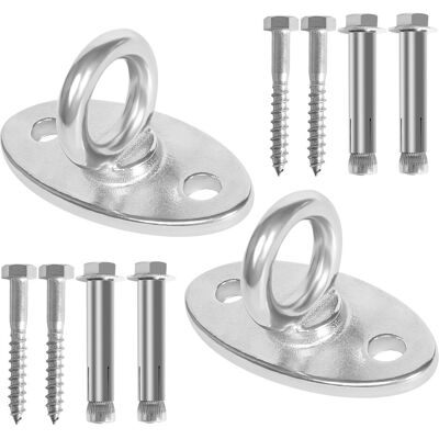 OEM 2 Ganchos De Techo Resistentes, Soporte De Acero Inoxidable Sus304 Para Saco De Boxeo, Soporte Para Hamaca, Kit De Suspensión De Montaje En Techo Para Yoga Aéreo, Silla Colgante, Saco De Boxeo, Colump OEM 2 Ganchos De Techo Resistentes, Soporte De Acero Inoxidable Sus304 Para Saco De Boxeo, Soporte Para Hamaca, Kit De Suspensión De Montaje En Techo Para Yoga Aéreo, Silla Colgante, Saco De Boxeo, Colump