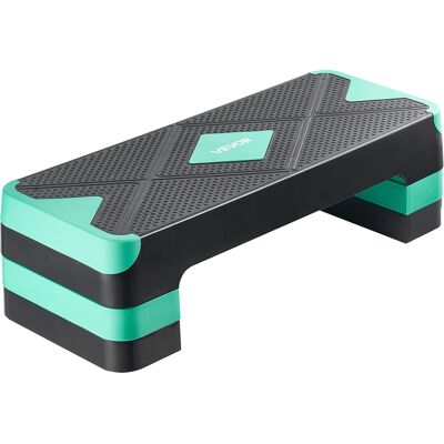 Vevor Plataforma De Ejercicios Aeróbicos 71 X 28 Cm Plataforma De Entrenamiento Con Altura Ajustable 4 Elevadores Banco Antideslizante Soporte De 250 Kg Para Gimnasio En Casa, Cardio, Fuerza, Verde Vevor Plataforma De Ejercicios Aeróbicos 71 X 28 Cm Plataforma De Entrenamiento Con Altura Ajustable 4 Elevadores Banco Antideslizante Soporte De 250 Kg Para Gimnasio En Casa, Cardio, Fuerza, Verde