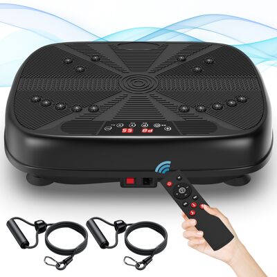 JHY DESIGN Plataforma De Entrenamiento Vibratoria, Plataforma De Fitness Para Un Entrenamiento Corporal Completo, Con Bandas De Resistencia Y Control De Velocidad, Ideal Para Entrenar En Casa. JHY DESIGN Plataforma De Entrenamiento Vibratoria, Plataforma De Fitness Para Un Entrenamiento Corporal Completo, Con Bandas De Resistencia Y Control De Velocidad, Ideal Para Entrenar En Casa.