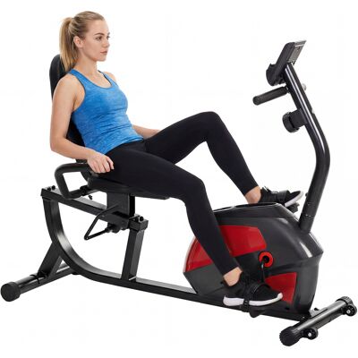 JHY DESIGN Bicicleta Estática Con Respaldo, 8 Niveles De Resistencia, Volante De Inercia, Asiento Ajustable, Pantalla Lcd Y Soporte. JHY DESIGN Bicicleta Estática Con Respaldo, 8 Niveles De Resistencia, Volante De Inercia, Asiento Ajustable, Pantalla Lcd Y Soporte.