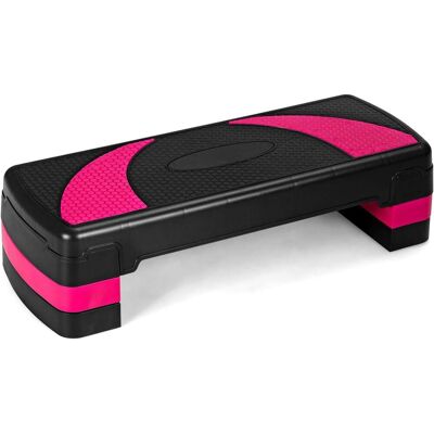 Costway Step De Fitness Ajustable En 3 Altura (10cm/15cm/20cm) Stepper Para Deporte Y Gimnasia Tabla Plataforma Step De Aeróbic Para Hogar Oficina Costway Step De Fitness Ajustable En 3 Altura (10cm/15cm/20cm) Stepper Para Deporte Y Gimnasia Tabla Plataforma Step De Aeróbic Para Hogar Oficina