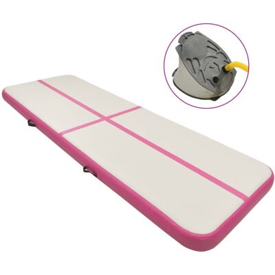 vidaXL Esterilla inflable de gimnasia con bomba - 300x100x20 - Esterilla vidaXL Esterilla inflable de gimnasia con bomba - 300x100x20 - Esterilla