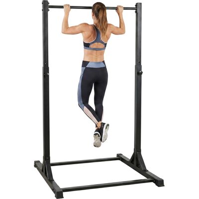 JHY DESIGN Estación De Entrenamiento Con Pesas Power Tower De 200 Kg Y Barra De Dominadas Con 8 Niveles De Altura, Color Negro. JHY DESIGN Estación De Entrenamiento Con Pesas Power Tower De 200 Kg Y Barra De Dominadas Con 8 Niveles De Altura, Color Negro.
