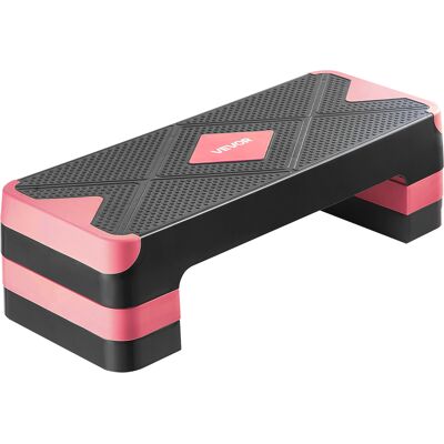 Vevor Plataforma De Ejercicios Aeróbicos 71 X 28 Cm Plataforma De Entrenamiento Con Altura Ajustable 4 Elevadores Banco Antideslizante Soporte De 250 Kg Para Gimnasio En Casa, Cardio, Fuerza, Rojo Vevor Plataforma De Ejercicios Aeróbicos 71 X 28 Cm Plataforma De Entrenamiento Con Altura Ajustable 4 Elevadores Banco Antideslizante Soporte De 250 Kg Para Gimnasio En Casa, Cardio, Fuerza, Rojo
