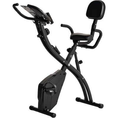 JHY DESIGN Bicicleta Estática Plegable Ajustable, Resistencia Magnética, Pantalla Lcd, Color Negro. JHY DESIGN Bicicleta Estática Plegable Ajustable, Resistencia Magnética, Pantalla Lcd, Color Negro.