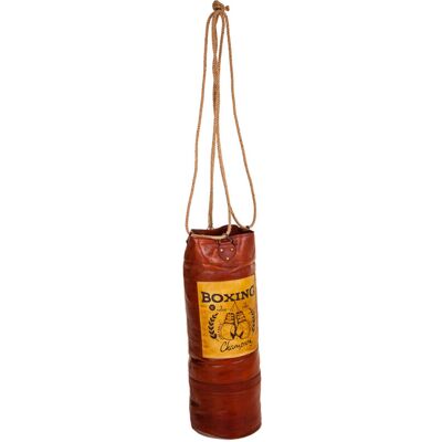 WANDERLUST DECO Saco De Boxeo De Piel 25x25x76 WANDERLUST DECO Saco De Boxeo De Piel 25x25x76