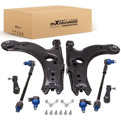 Maxpeedingrods - Kit Brazos De Suspensión Delantero For Vw Bora Golf Iv 1j 1.4-2.8 1j0422804b Maxpeedingrods - Kit Brazos De Suspensión Delantero For Vw Bora Golf Iv 1j 1.4-2.8 1j0422804b